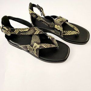 Vince Morris Strappy Leather Flat Sandal